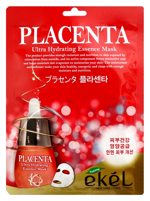 Маска тканевая для лица с экстрактом плаценты Placenta Ultra Hydrating Essence Mask