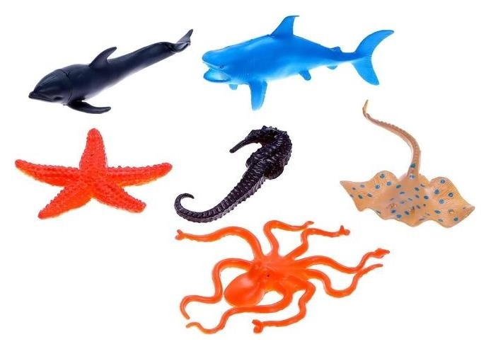 Набор морских животных «Подводное братство», 6 штук
