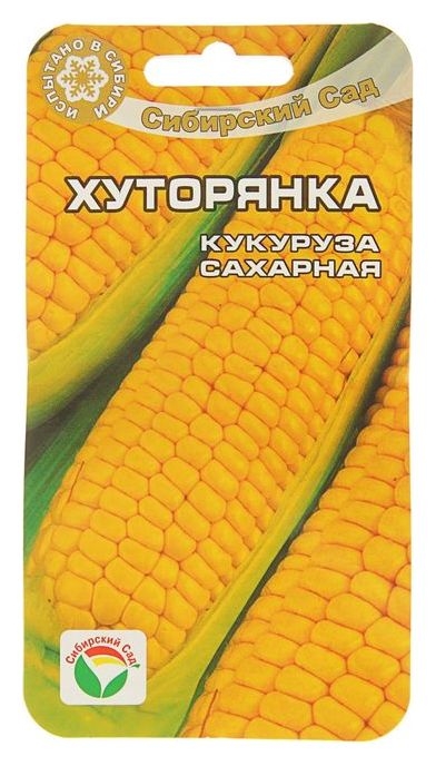 Семена кукуруза сахарная Хуторянка, 6 шт