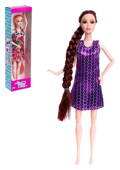 Кукла модель шарнирная «Мира» в платье