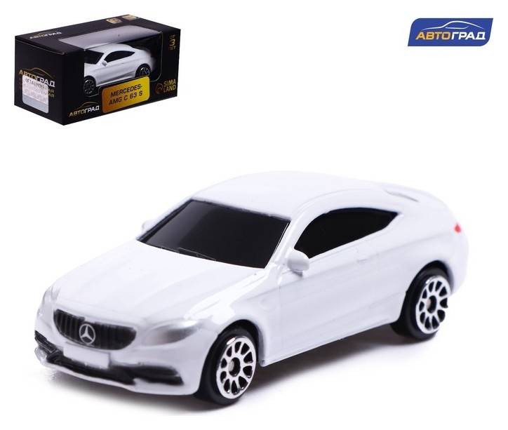 Машина металлическая Mercedes-amg C63 S Coupe, 1:64, цвет белый