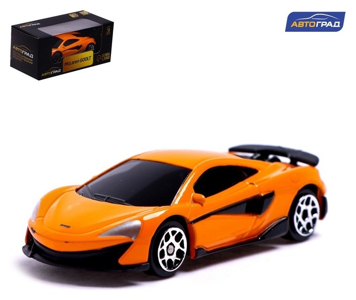 Машина металлическая Mclaren 600lt, 1:64, цвет жёлтый