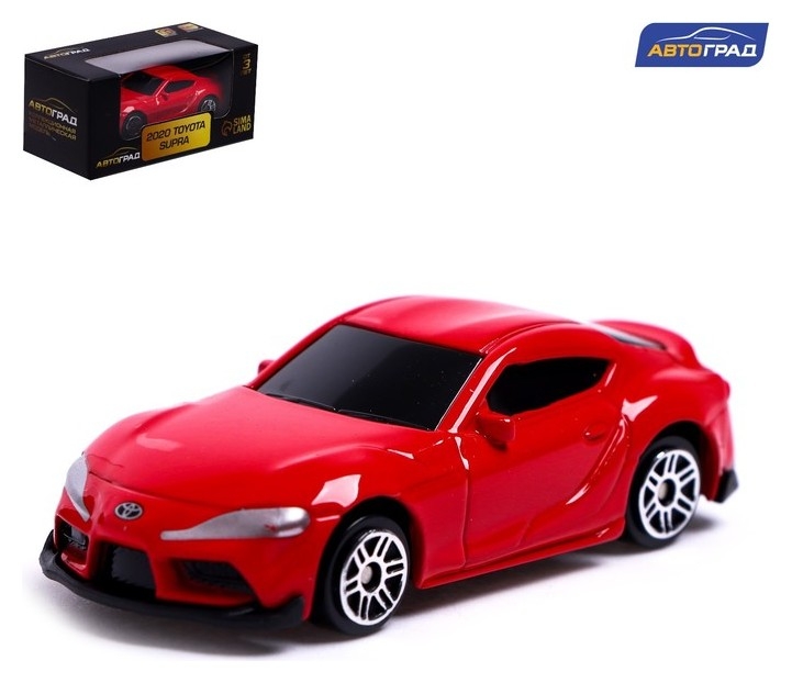 Машина металлическая Toyota Supra, 1:64, цвет красный