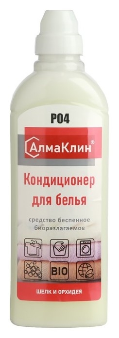  Алмаклин P04, 1л. кондиционер для белья шёлк и орхидея (ПЭТ)