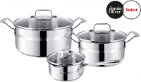 Наборы посуды  Эльдорадо Набор посуды Tefal E874S574 Jamie Oliver