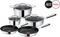 Наборы посуды  Эльдорадо Набор посуды Tefal E763S544 Jamie Oliver, 8 предметов