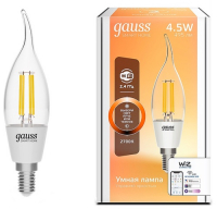 Устройства умного дома Умная лампа Gauss Smart Home DIM E14 CF35 4,5W