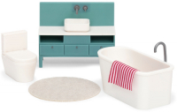 Аксессуары для кукол  Эльдорадо Набор кукольной мебели LUNDBY Ванна (LB_60306800)