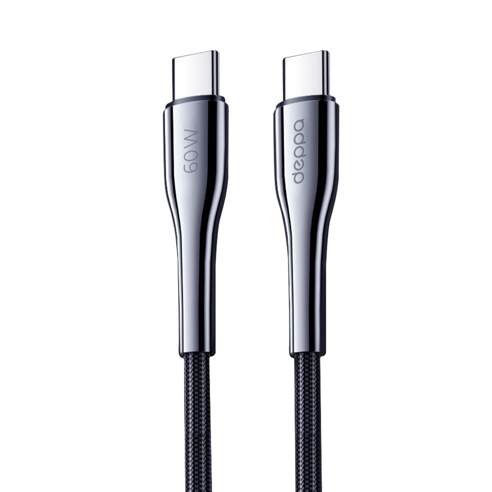 Кабель Deppa USB-C - USB-C, 1.5 м черный