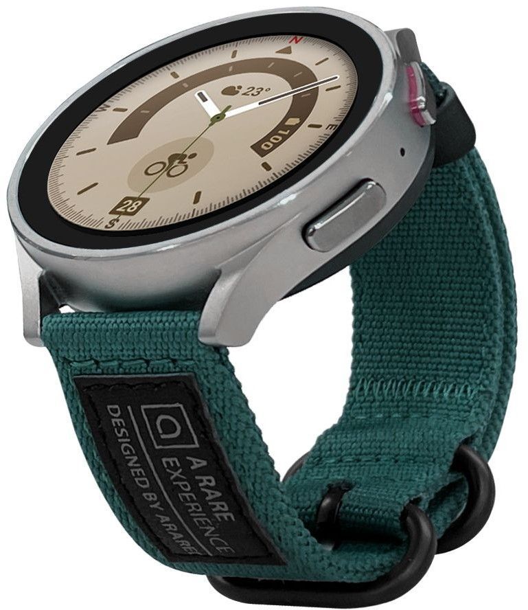 Ремешок Araree Soft Woven Strap для Galaxy Watch 20 mm, нейлон зеленый
