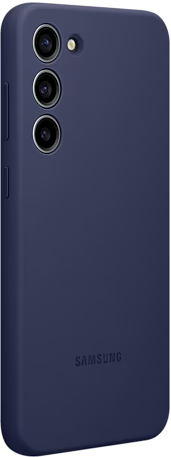 Чехол Samsung Silicone Case S23+ Темно-синий