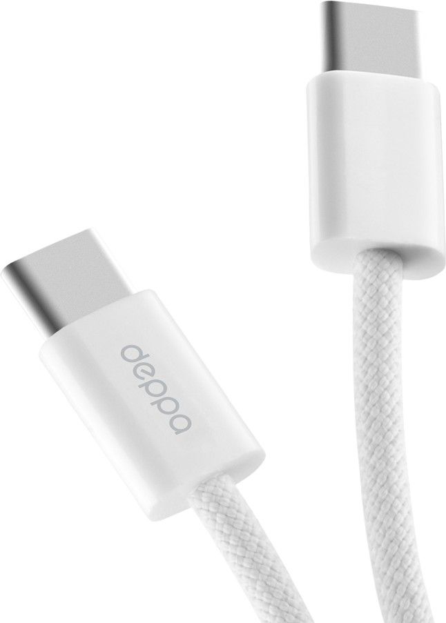   Galaxystore Кабель Deppa Original, USB-C - USB-C, 60 Вт, 1 м, нейлон белый