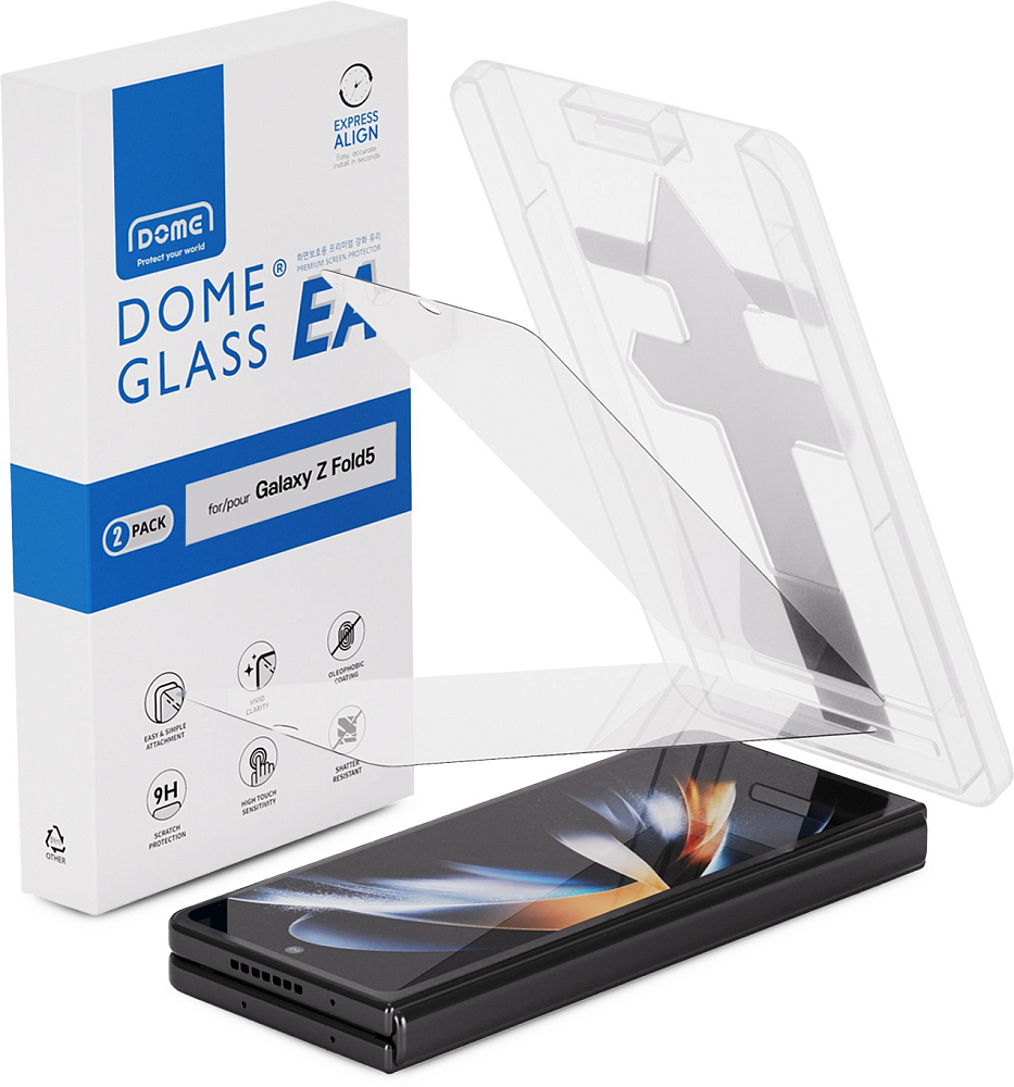 Защитные стекла Защитное стекло Whitestone EA glass для Z Fold5, 2 шт. прозрачный