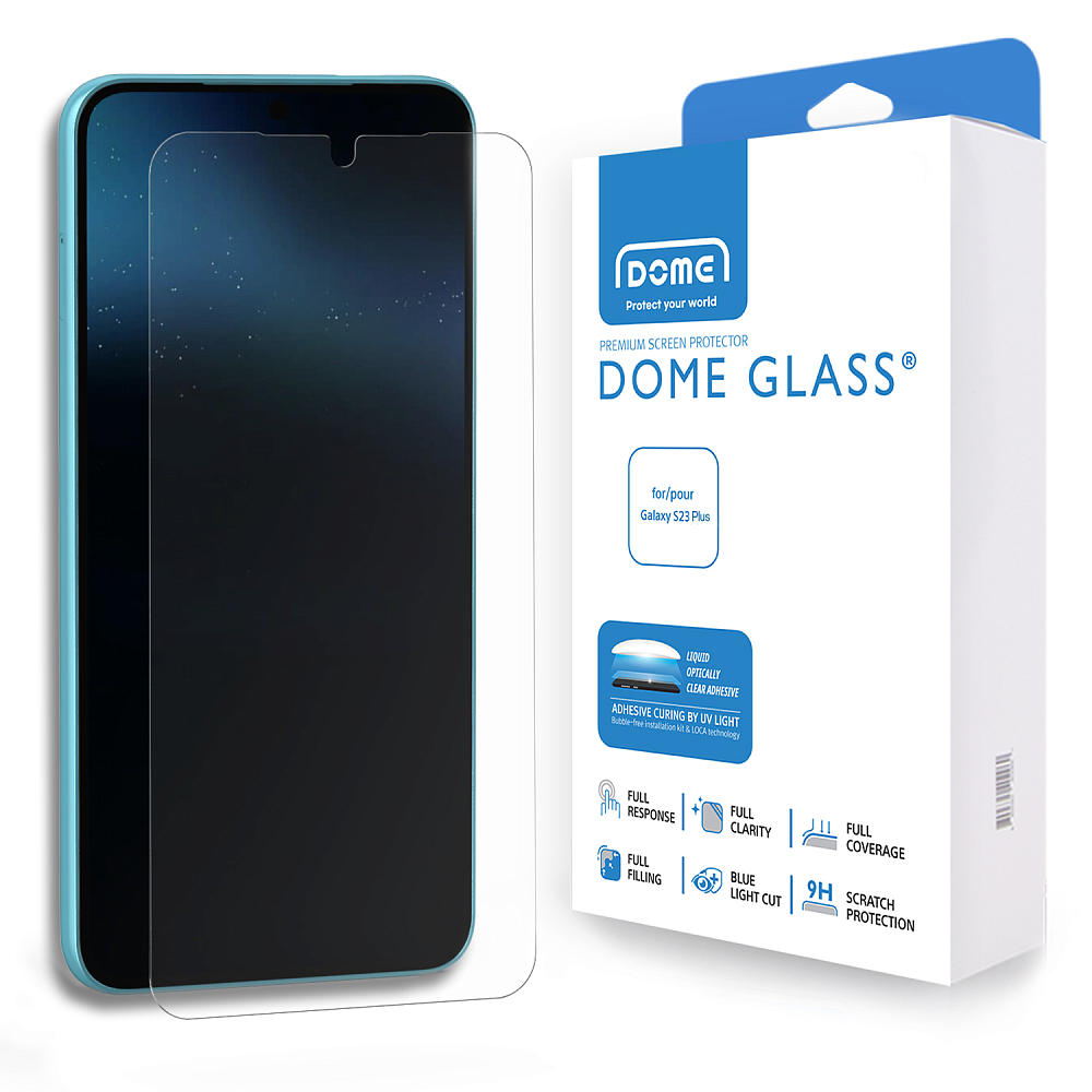 Защитные стекла  Galaxystore Защитное стекло Whitestone Dome Glass для Galaxy S23+ прозрачный