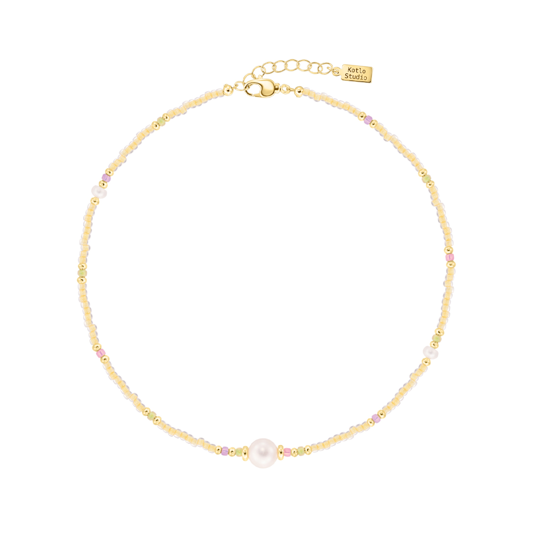 Колье Pearl Touch Gold-Yellow Necklace