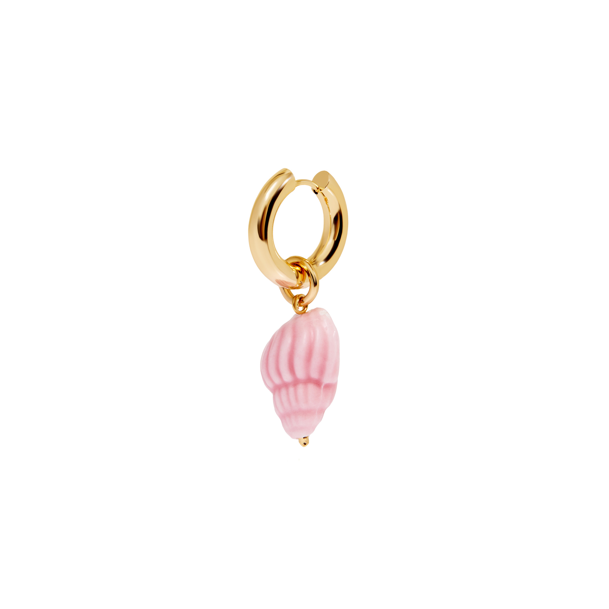   VIVA LA VIKA Серьга/подвеска на купальник Ceramic Shell - Pink