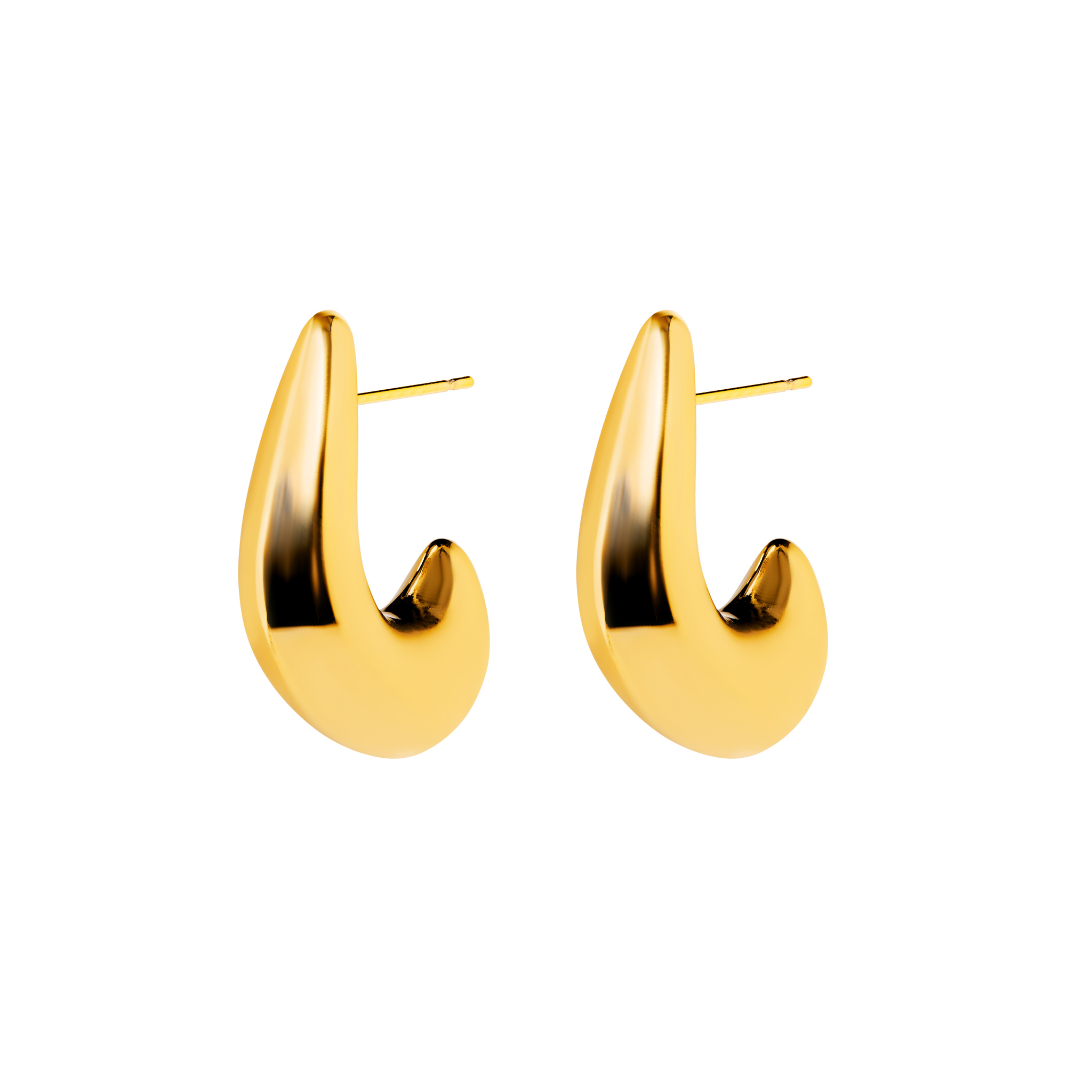  Серьги Hefty Comma Earrings – Gold