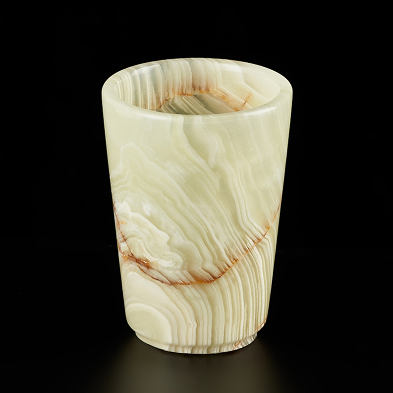 Посуда оникс мраморный  (стакан) 6,5х9,5 см