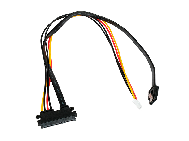   Pleer Аксессуар Кабель Gembird Cablexpert SATA 7pin - SATA 7+15pin 30cm CC-XH2.54-SATA-30CM