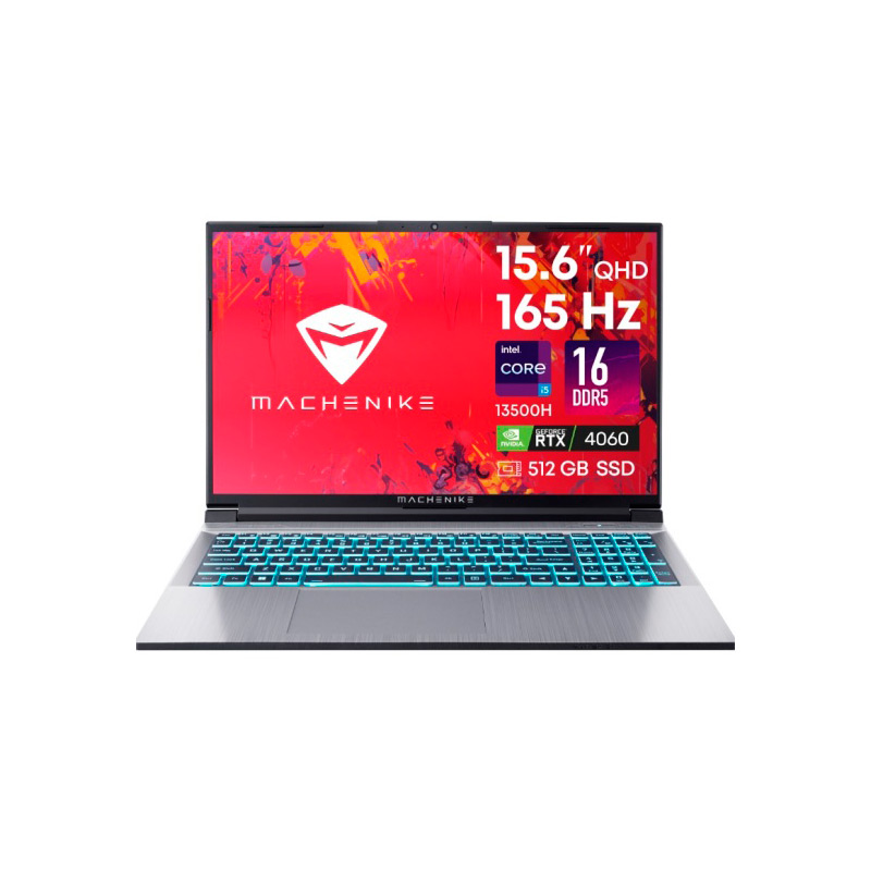 Ноутбук Machenike L15 Star JJ00GL00ERU (Intel Core i5-13500H 2.6GHz/16384Mb/512Gb SSD/nVidia GeForce RTX 4060 8192Mb/Wi-Fi/Cam/15.6/2560x1440/No OS)