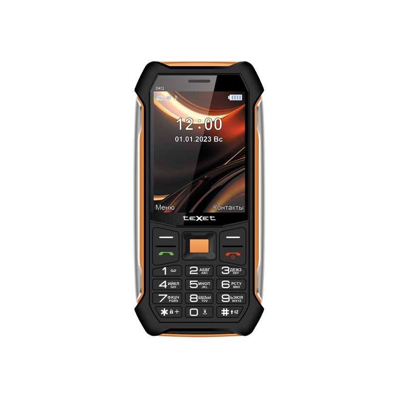 Сотовый телефон teXet TM-D412 Black-Orange