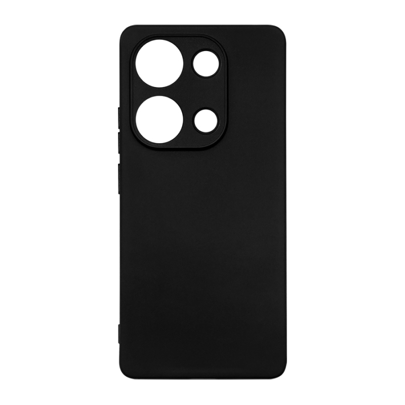 Чехол DF для Poco M6 Pro 4G / Xiaomi Redmi Note 13 Pro 4G Silicone Black poCase-20