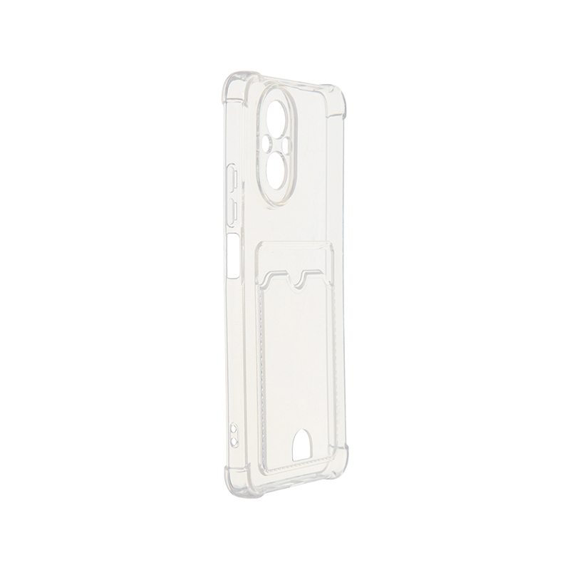 Чехол Zibelino для Realme C67 4G Silicone Card Holder защита камеры Transparent ZSCH-RLM-C67-CAM-TRN