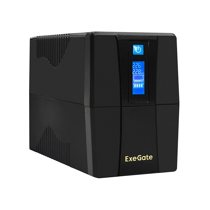 Источник бесперебойного питания ExeGate SpecialPro Smart LLB-600.LCD.AVR.2SH EX292765RUS