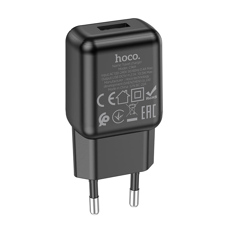 Зарядное устройство Hoco C96A USB Black 6931474765963