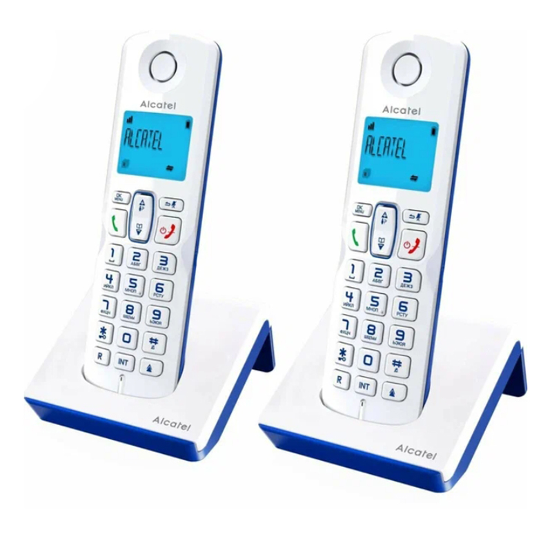 Радиотелефон Alcatel S230 Duo White