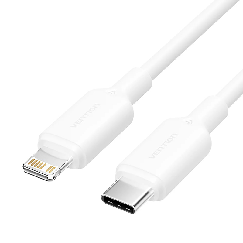 Аксессуар Vention USB 2.0 CM - Lightning 3A 1m White LAKWF