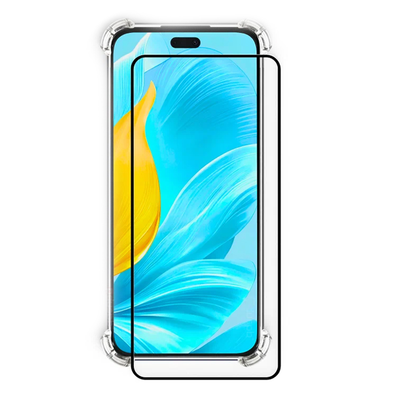 Защитное стекло Pero для Honor 200 Lite Full Glue Black PGFG-H200L