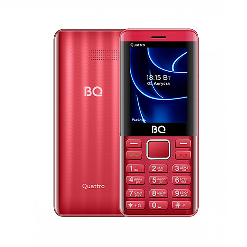 Сотовый телефон BQ 2453 Quattro Red