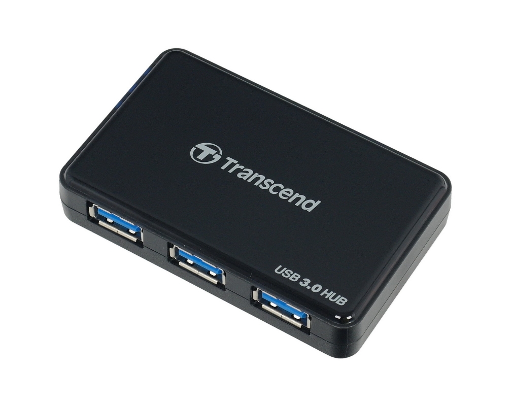 Transcend TS-HUB3K USB 3.0 4-ports Black