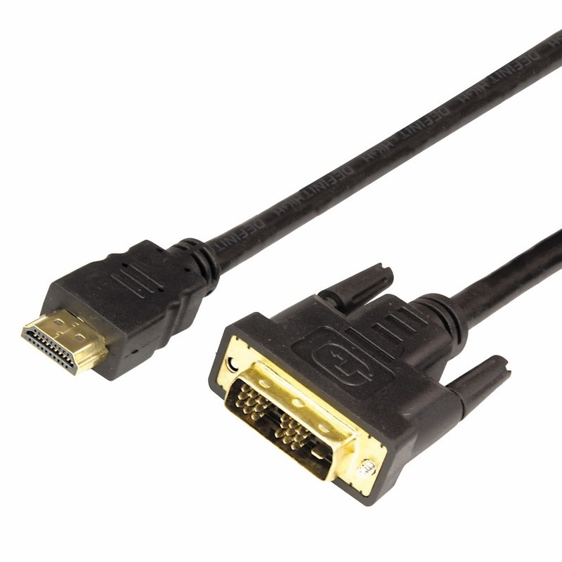  Аксессуар Rexant HDMI - DVI-D 1.5m Gold 17-6303