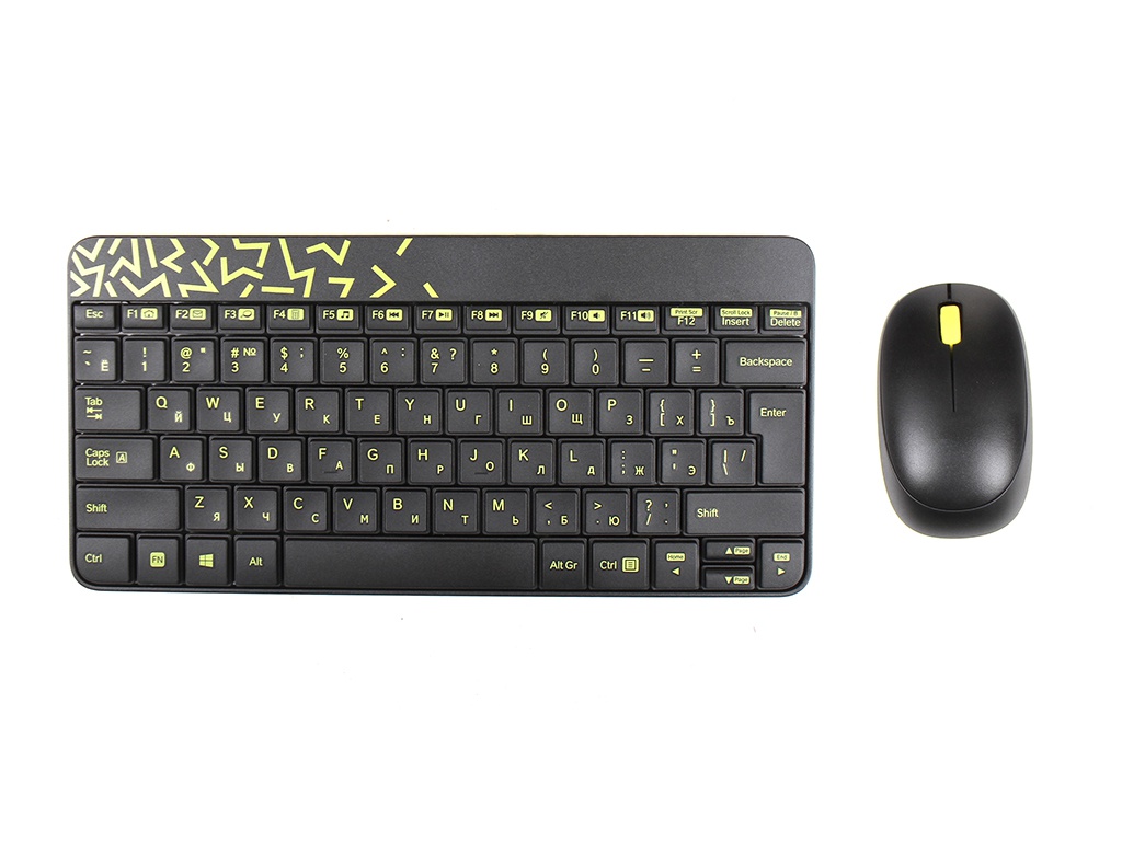 Набор Logitech MK240 Nano Black-Yellow USB