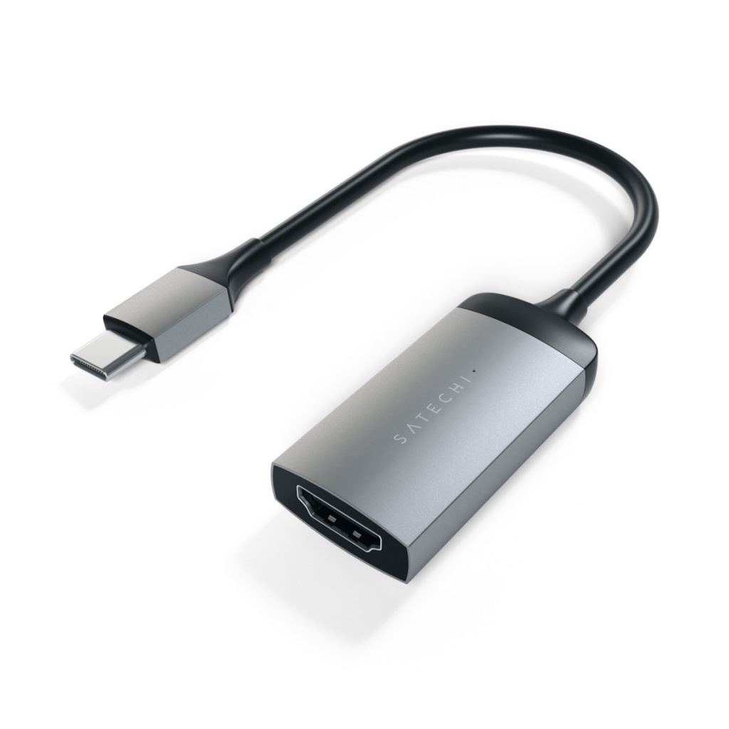 Цифровой конвертер Satechi Aluminum Type-C to HDMI Adapter 4K 60HZ Space Gray ST-TC4KHAM