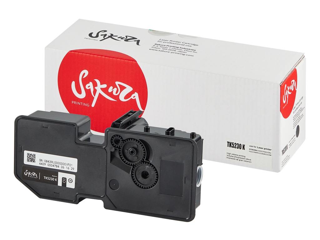 Картридж Sakura Black для Kyocera Mita ECOSYS pp5021cdn/p5021cdw/p5221cdn/p5521cdw 2600к