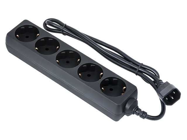 Сетевой фильтр ExeGate 5 Sockets 1.2m SPU-5-1.2B Black 221201