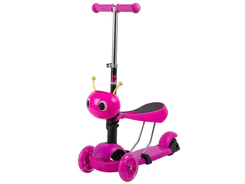 Самокат Novatrack Disco-Kids Pink 120S.DISCOKIDS.PN9