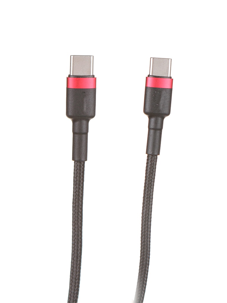 Аксессуар Baseus Cafule USB - USB Type-C PD2.0 60W 2m Red-Black CATKLF-H91