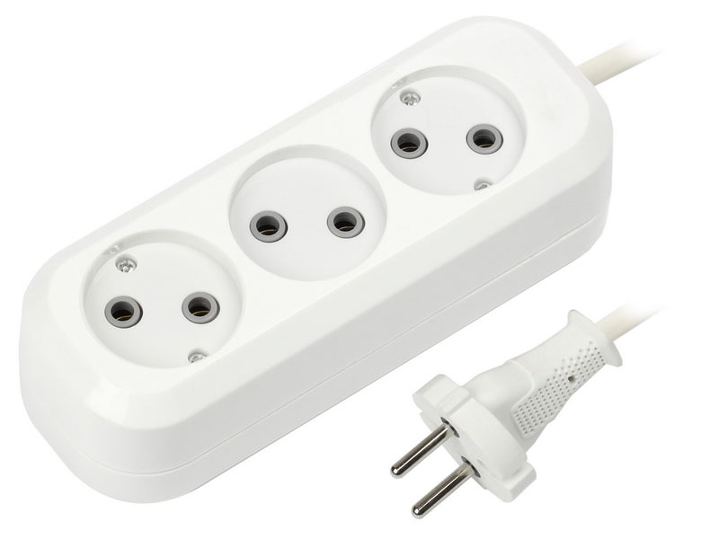 Сетевые фильтры и удлинители Удлинитель SmartBuy 3 Sockets 2m SBE-10-3-02-N