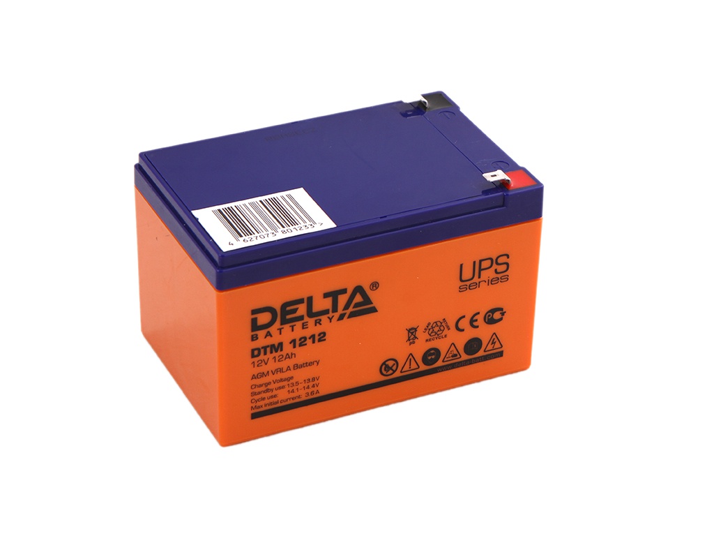   Pleer Аккумулятор для ИБП Delta Battery DTM 1212 12V 12Ah