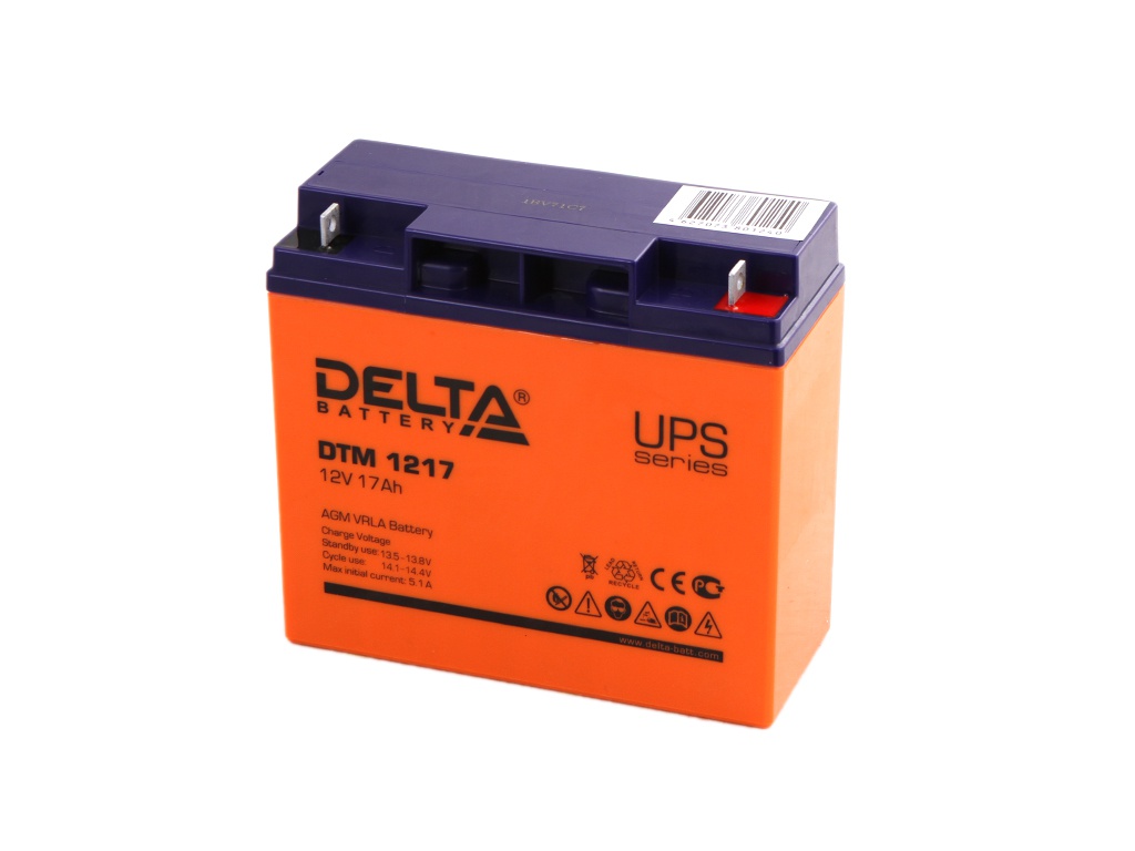 Аккумулятор для ИБП Delta Battery DTM 1217 12V 17Ah