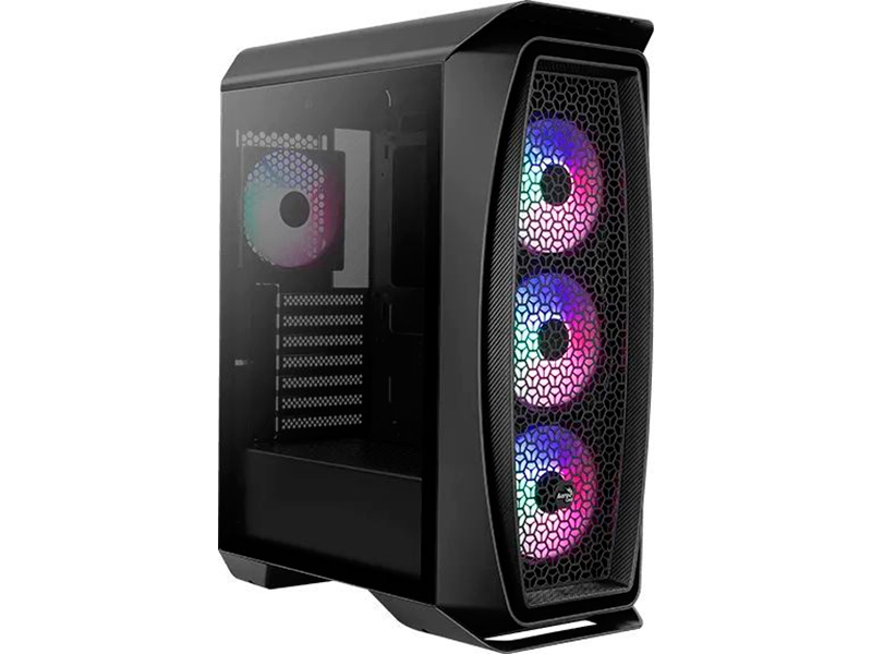 Корпус AeroCool Aero One Frost Black без БП Frost-G-BK-v1 / 4710562752328