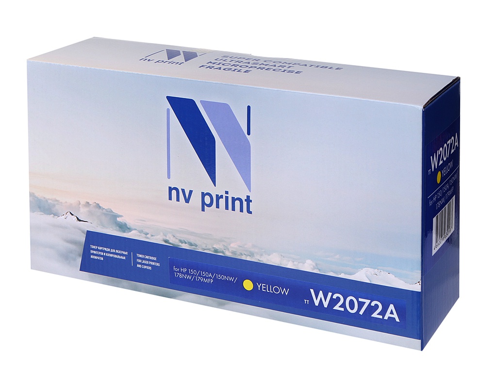 Картридж NV Print NV-W2072A Yellow для HP 150/150A/150NW/178NW/179MFP 700k
