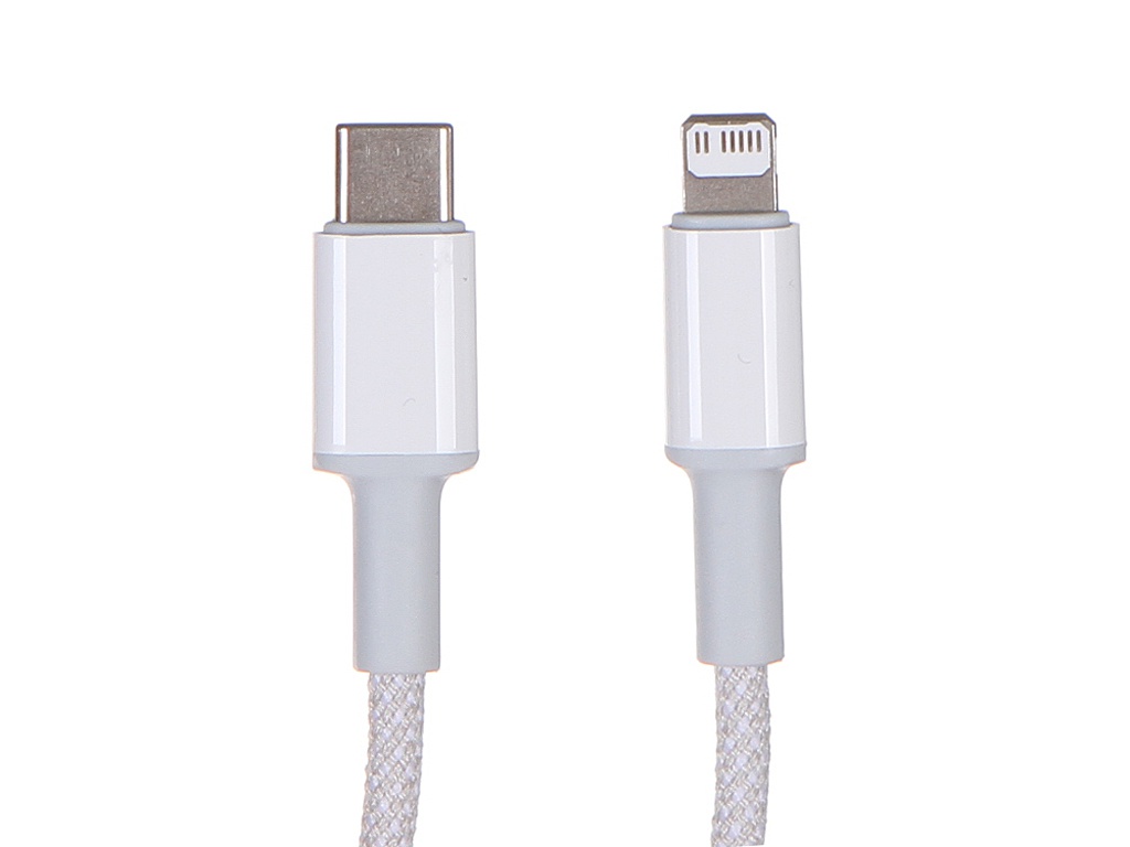 Аксессуар Baseus High Density Braided USB Type-C - Lightning 20W 1m White CATLGD-02