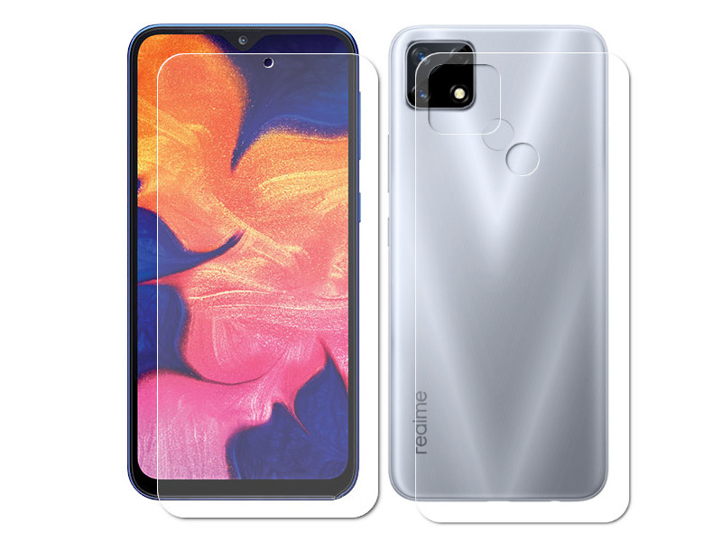   Pleer Гидрогелевая пленка LuxCase для Realme 7i 0.14mm Front and Back Transparent 86593