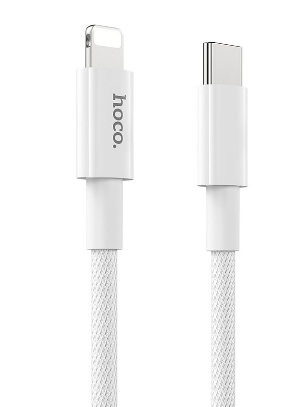 Аксессуар Hoco X56 New Original USB-C - Lightning QC 3A PD 20W 1m White 6931474740892