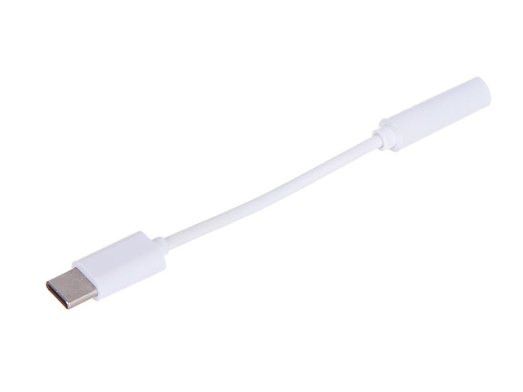 Аксессуар mObility MB Type-C – Jack 3.5mm White УТ000025651